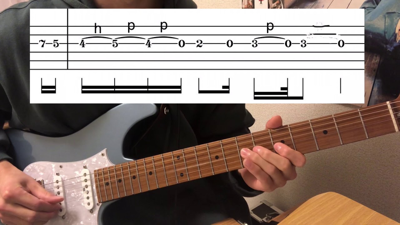 【tab譜】ミスチル定番ギターソロ 深海　ゆっくり&tab