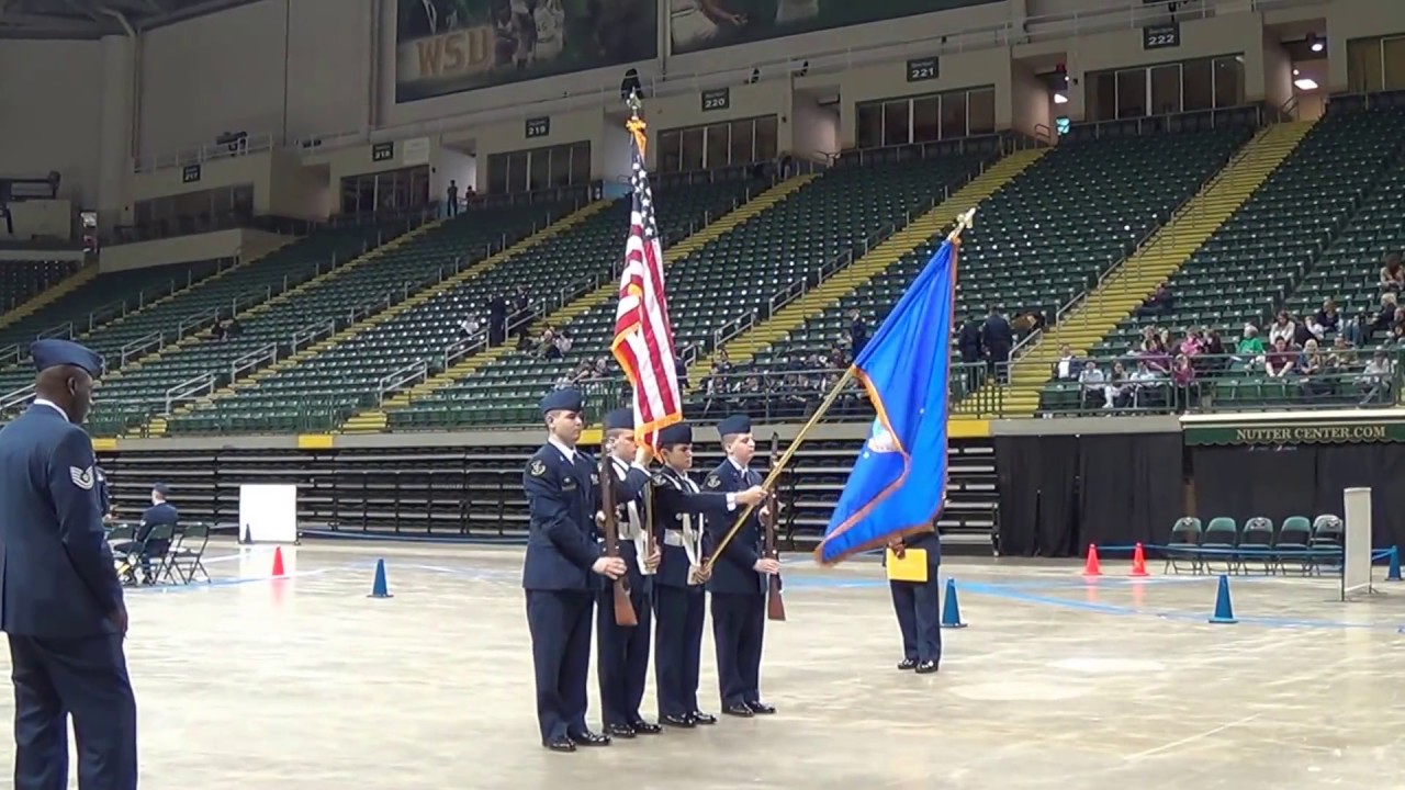 OTHS AFJROTC Competition Color Guard - 2nd Place at Nationals - March 21, 2015