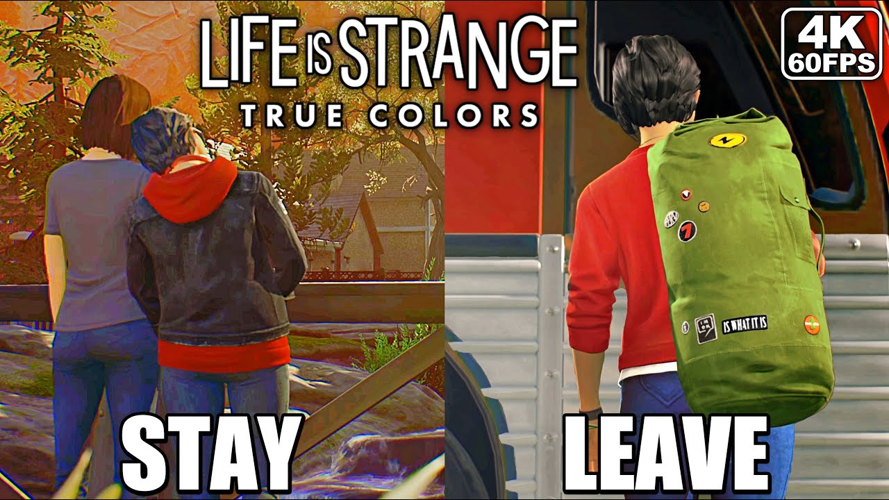 Life is Strange True Colors BOTH ENDINGS [Steph Romance] Stay or Leave Haven [PS5 4K 60FPS]