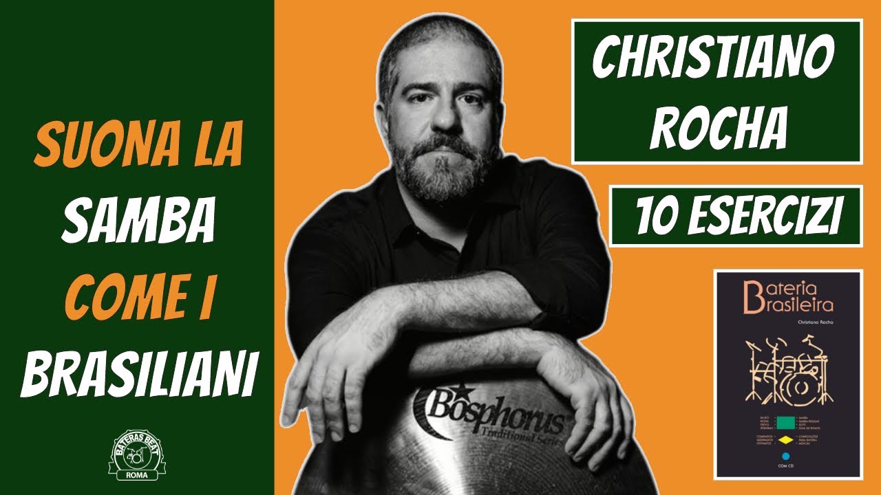 Suona la SAMBA come i brasiliani: lezione di batteria con Christiano Rocha - Bateras Beat Roma