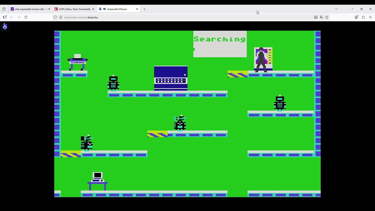 C64 Impossible Mission Room 20 