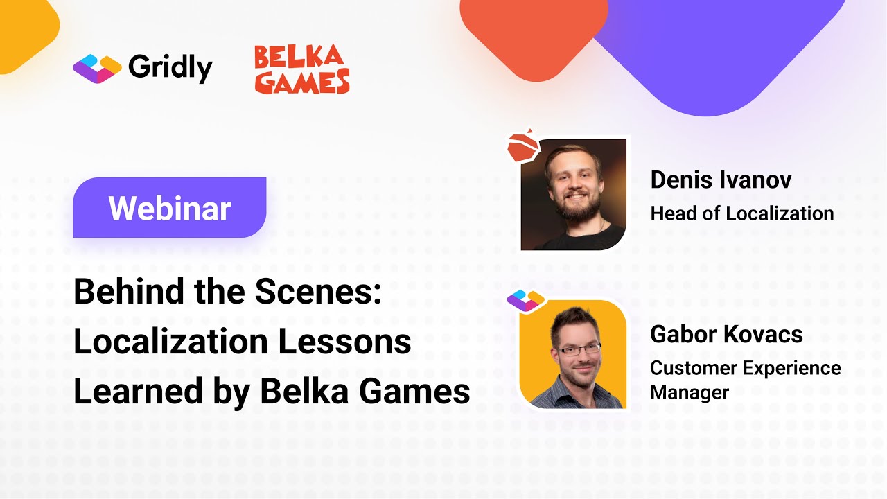 Game Localization Strategies - Lessons Learned by Belka Games