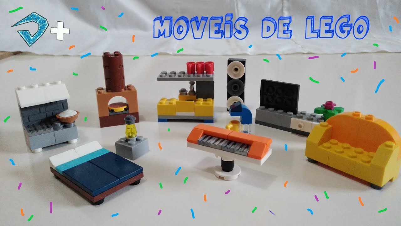 Como fazer MÓVEIS de LEGO - SUPER SIMPLES - part 1