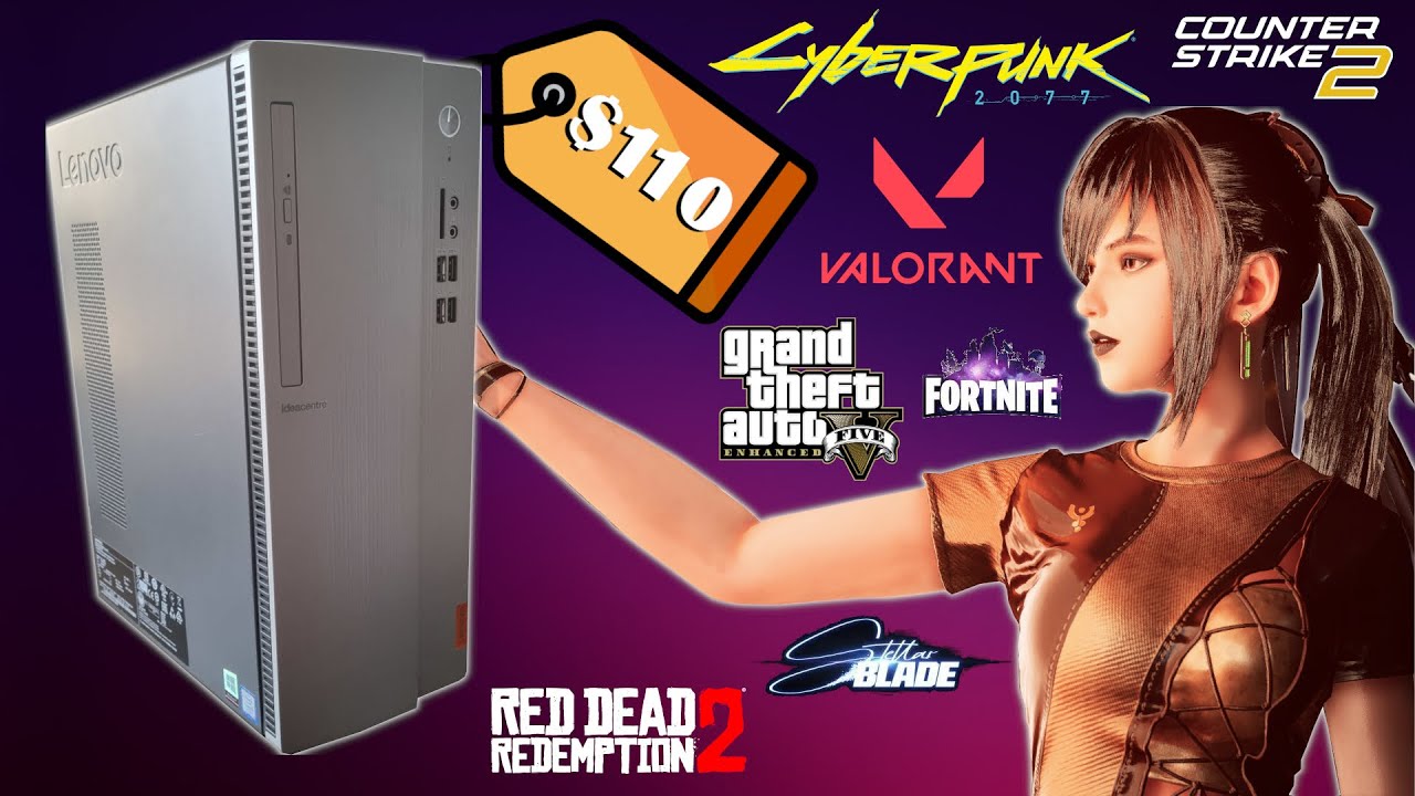 TURNING a Lenovo prebuilt into a $110 GAMING PC in 2025?!