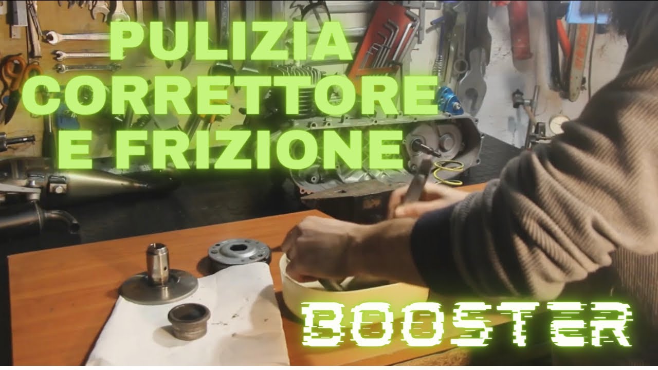 pulizia correttore e frizione booster