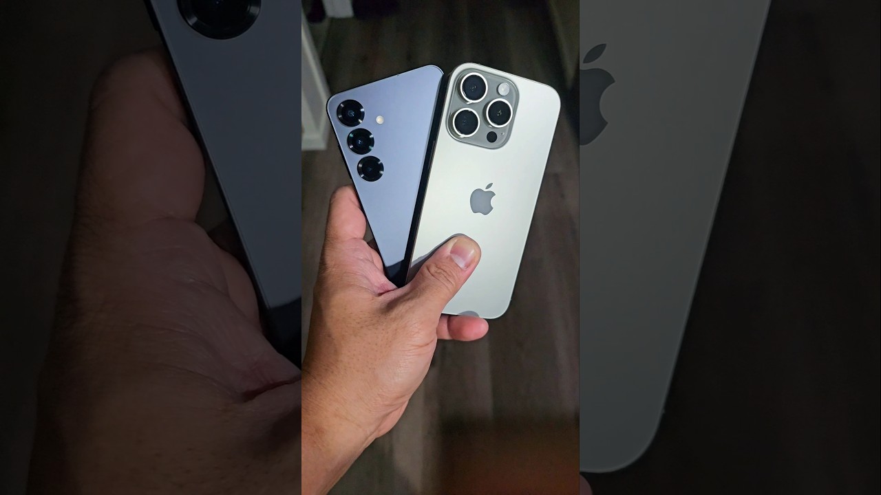 Galaxy S25 vs iPhone 16 Pro camera! #galaxys25 #iphone16pro