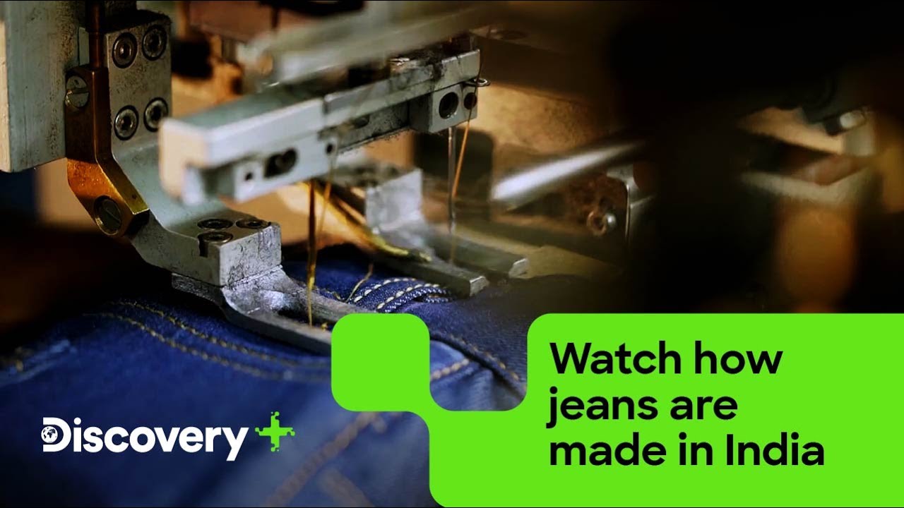 भारत में कैसे डिज़ाइनर जीन्स बनते है | Watch how designer jeans are made | Discovery Plus India