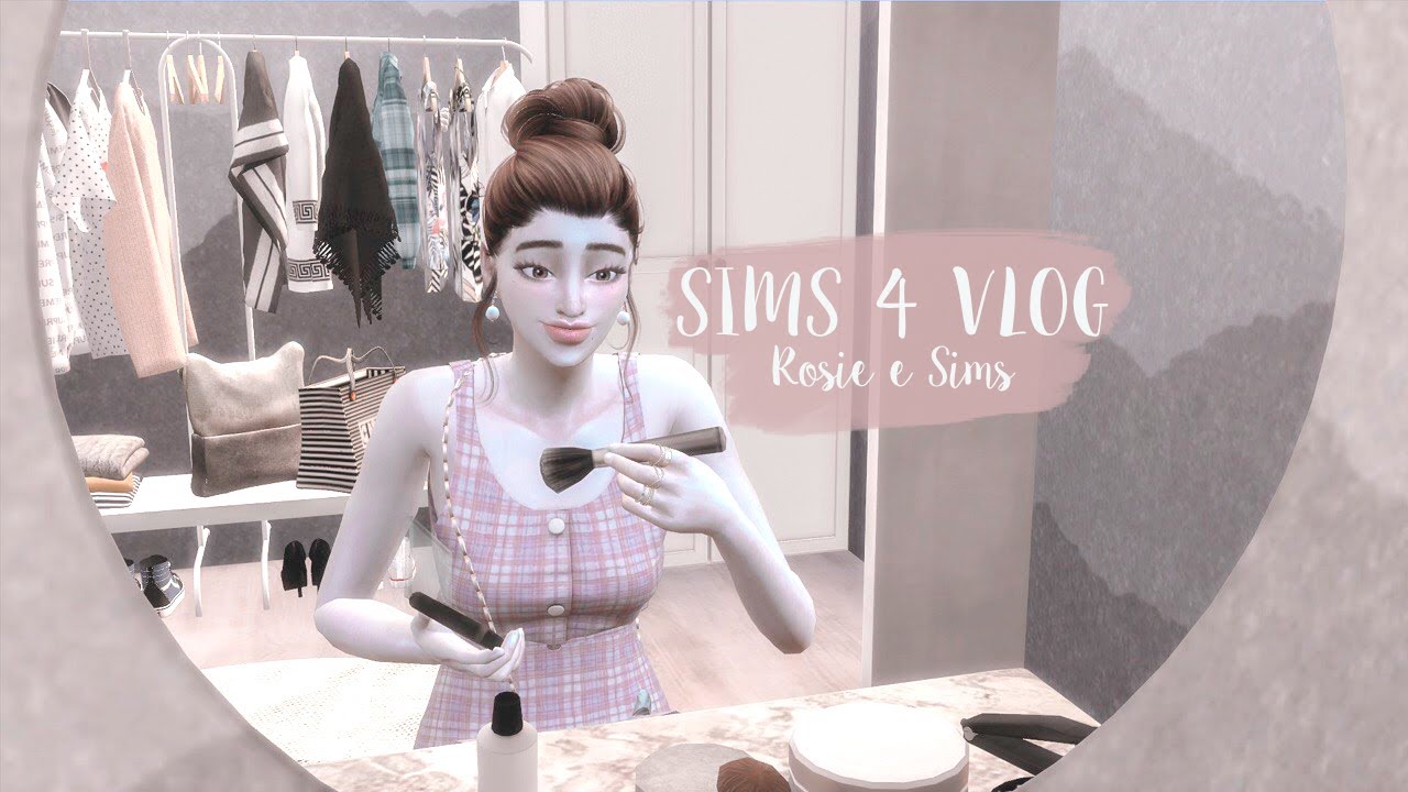 SIMS4 Vlog | Weekend Vlog, Chill Morning, Studying, Eating Outside 심즈4브이로그