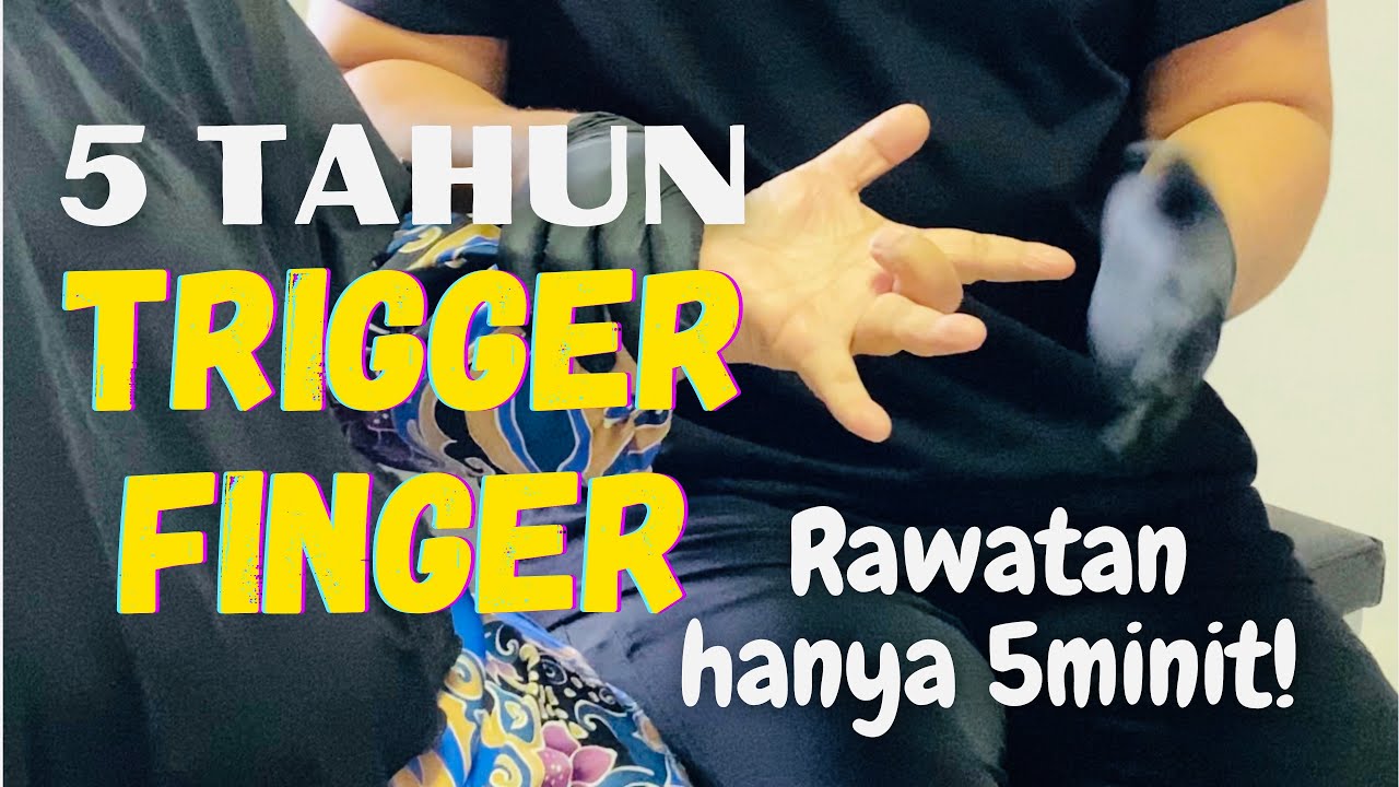 5 tahun TRIGGER FINGER Tokma semakin lega selepas 5 MINIT rawatan | DIY Trigger Finger treatment
