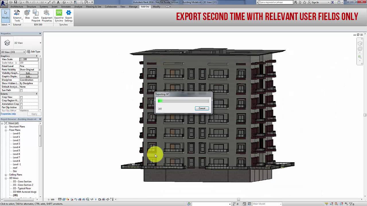 Auto Matching Episode 1 - Using the Synchro Revit Plugin Best Practices