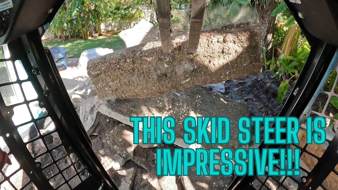 ASV RT-40 Concrete Driveway Demolition!!!