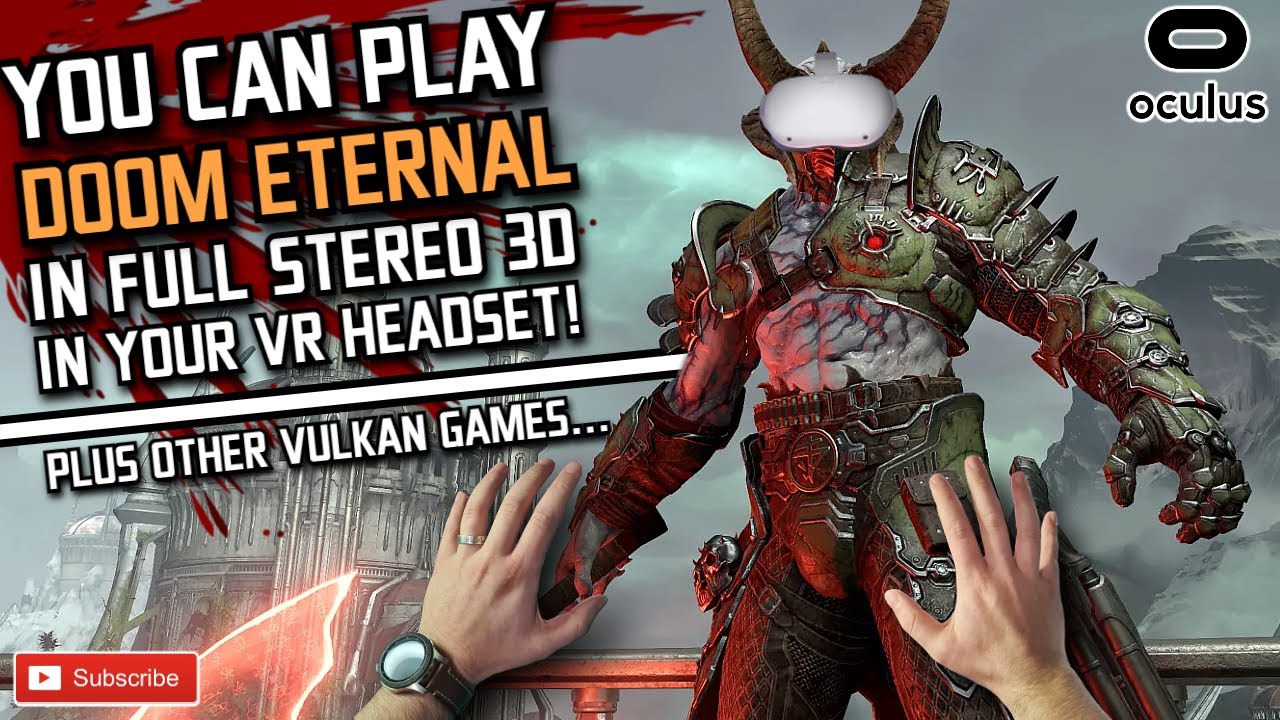 Can you play DOOM ETERNAL IN VR...? // This FREE download brings flat games to LIFE in VR!