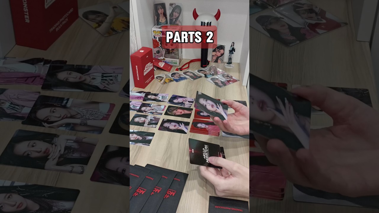 Часть 2. Распаковка BABYMONSTER trading photocard bulk pack 