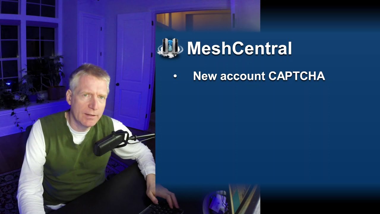 MeshCentral - New Account CAPTCHA