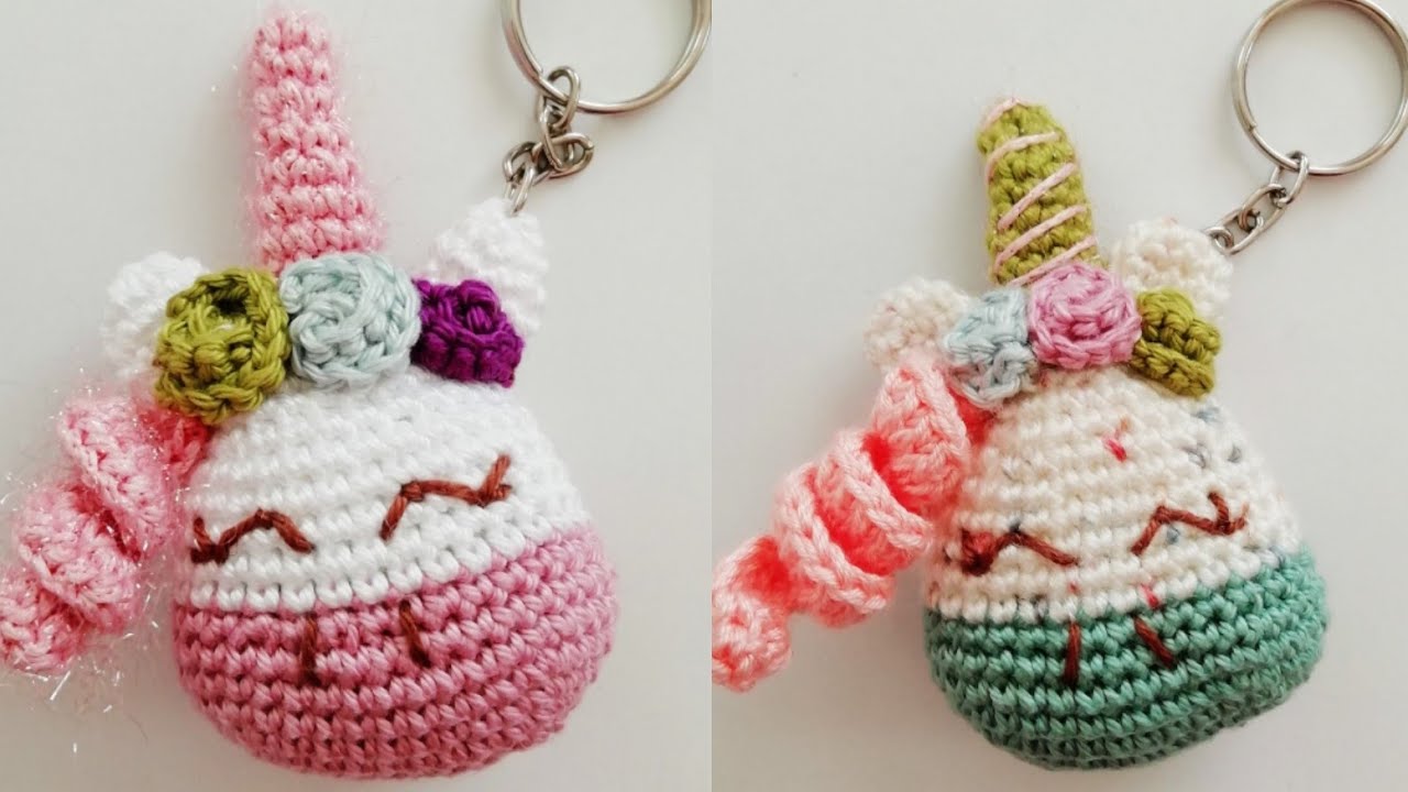 #amigurumi 🦄Unicorn Anahtarlık🦄 #amigurumiunicorn #unicornanahtarlık #amigurumianahtarlık
