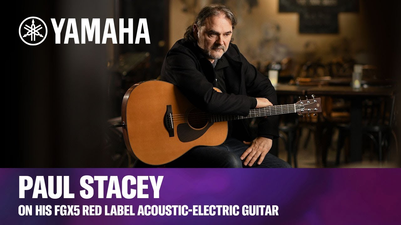 Yamaha | Пол Стейси о своей электроакустической гитаре FGX5 Red Label