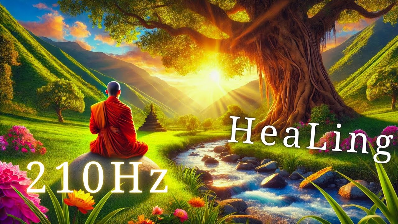 🌿 210Hz Grounding Frequency | Energy Healing Music for Stress Relief & Inner Stability