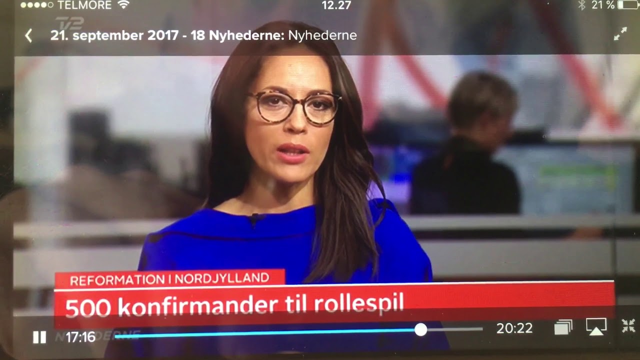 Luthers N&oslash;gle rollespil i TV2 18.00 nyhederne -  B&oslash;rglund Kloster