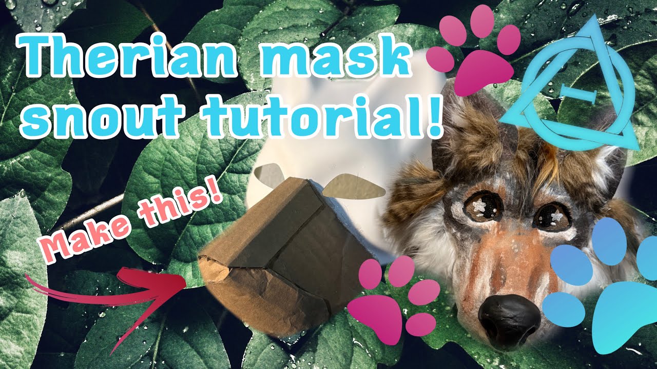 How To Add a Snout to a Cat Mask Base | Therian/Furry Tutorial + Guide
