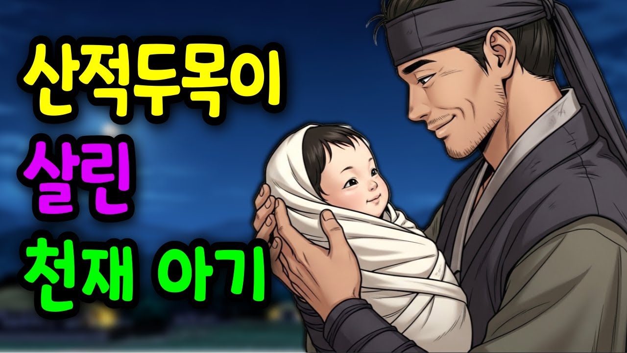 산적 두목이 살린 천재 아기, 과연 그 아아의 정체는? | 야담 옛날이야기 오디오북 수면동화 조선이야기 재미있는이야기 전설 민담 사연