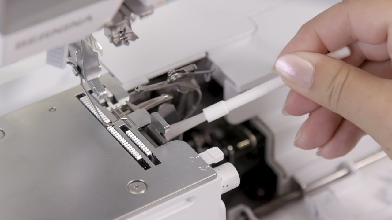 L 850 Overlocker: Reinigen und ölen