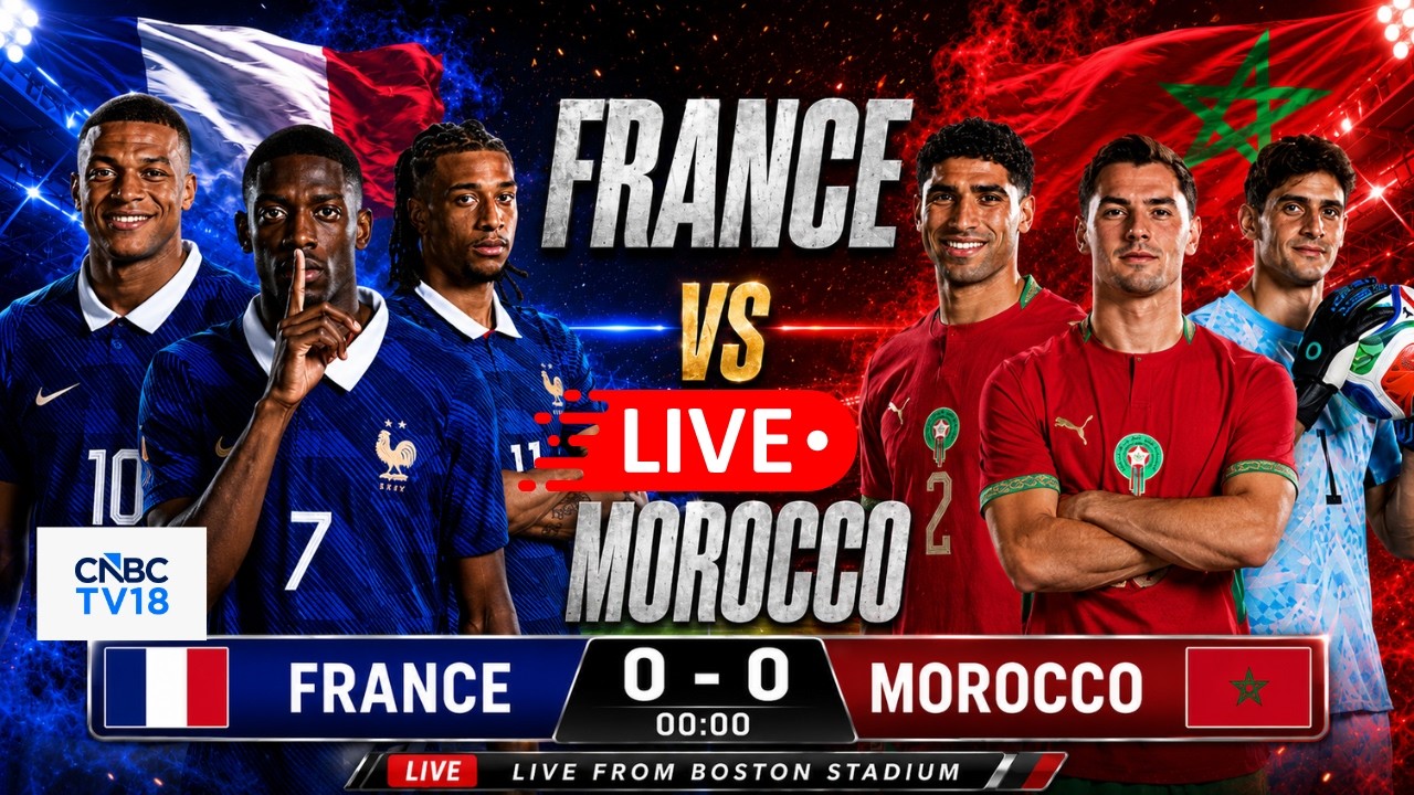 🔴Morocco Vs France LIVE: FIFA World Cup 2026 QUARTERFINAL Live from Boston Stadium | Mbappe | N18G