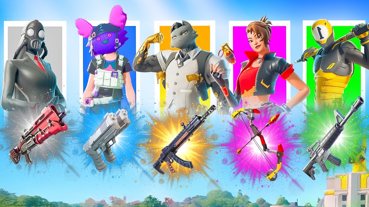 *RANDOM* BATTLE PASS BOSS Fortnite Challenge!!