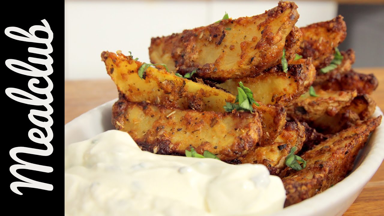 Parmesan-Knoblauch-Kartoffelecken (Wedges) | MealClub