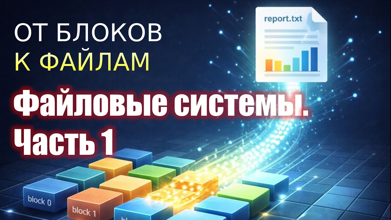 13. Файловые системы. Часть 1 | Операционные системы и сети 2025