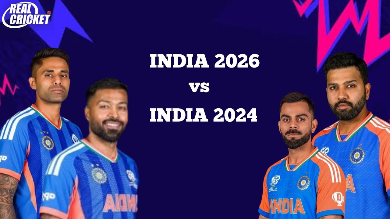 India 2026 vs india 2024 | T20 WC | Expert mode | krafton | real cricket 