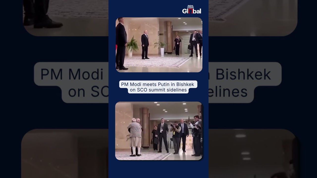 Modi-Putin Meet At SCO: PM Reiterates India&rsquo;s Support For Peace In Ukraine #putin #modi #viralvideo