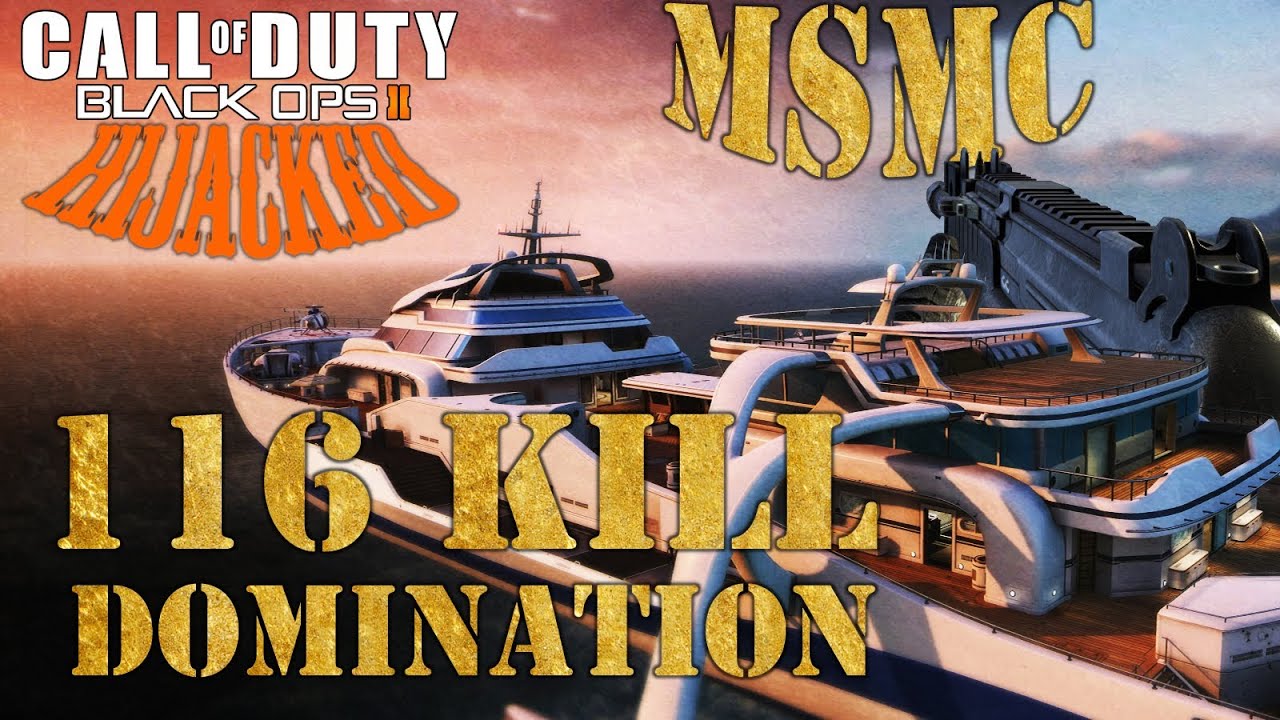 Black Ops 2: 116 Kill Domination + Gold MSMC + Thanks @JELAIL