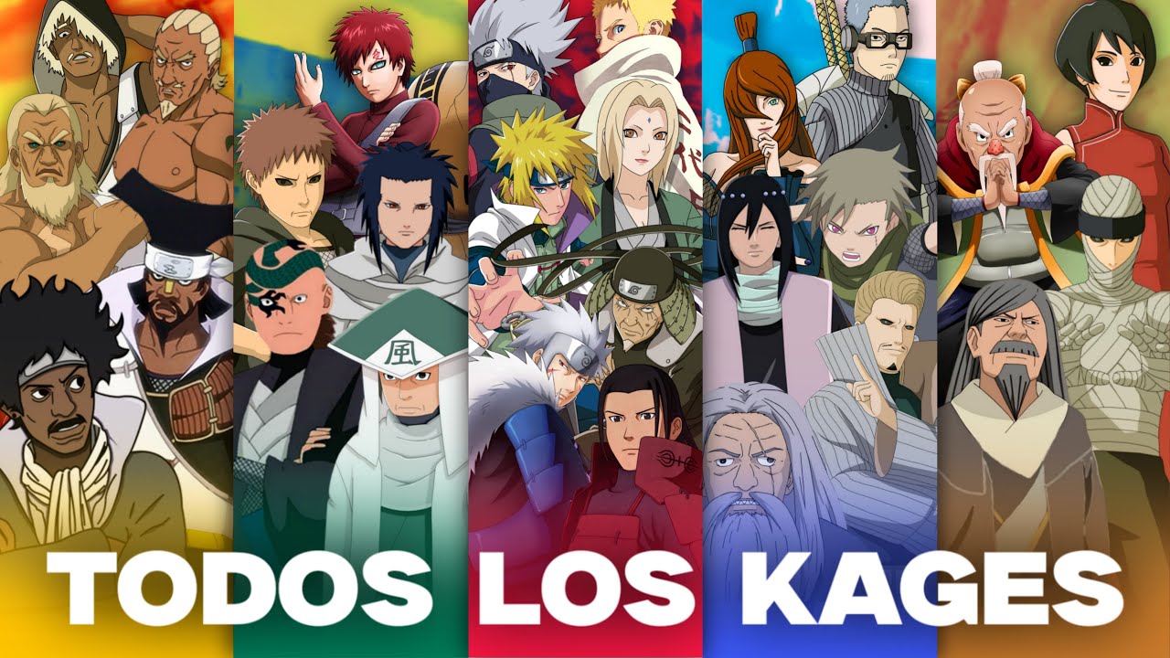 TODOS los KAGES de la HISTORIA de NARUTO EXPLICADOS