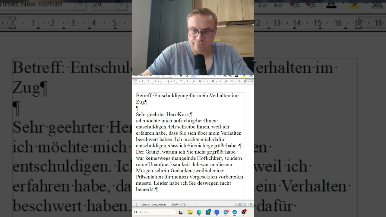 #deutsch B2 Videokurs,  Teil 12 - schriftlicher Ausdruck - eine Nachricht / E-Mail verfassen 