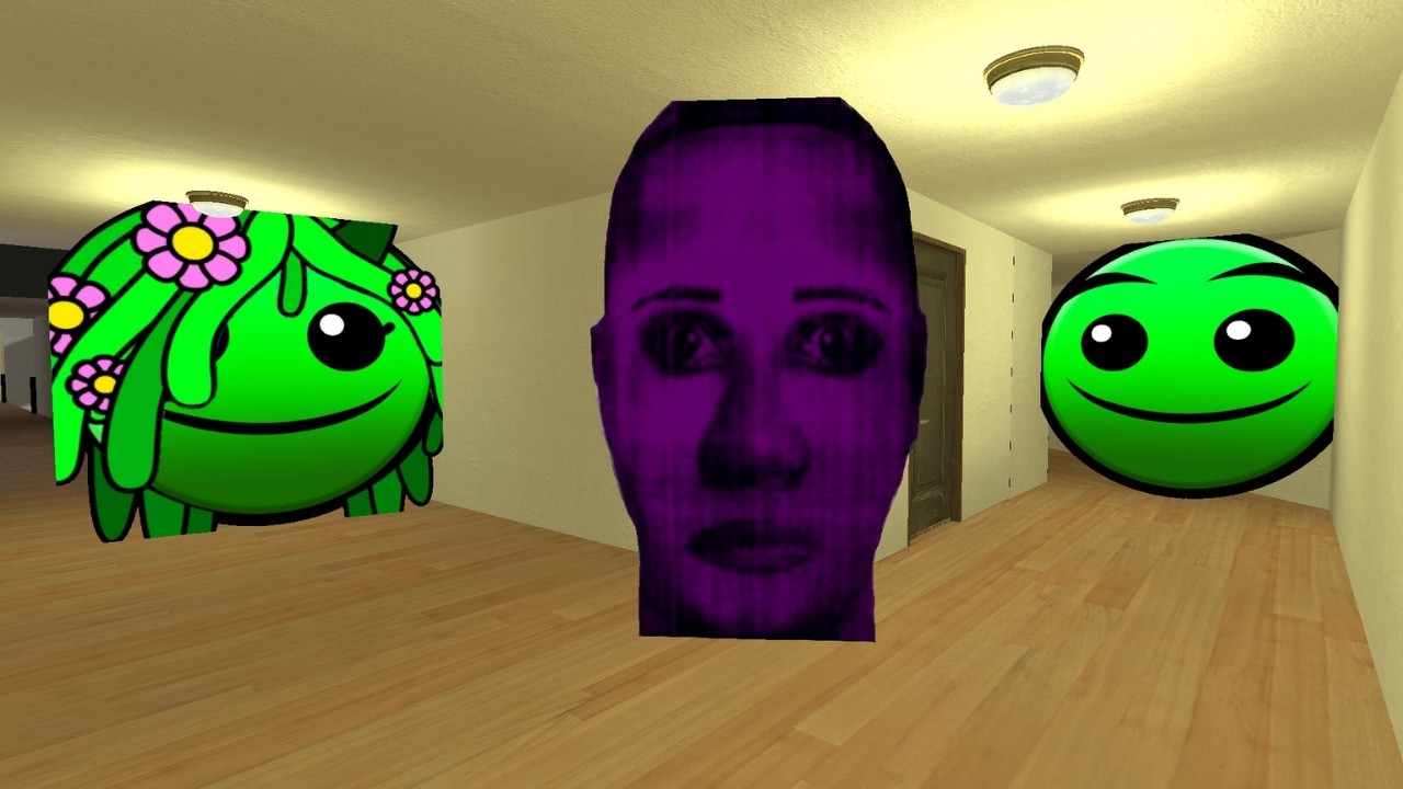 Selene Purple Normalia Normal Face | Simple Showcase-Garry's Mod#Nextbots_#Garry's world 200k