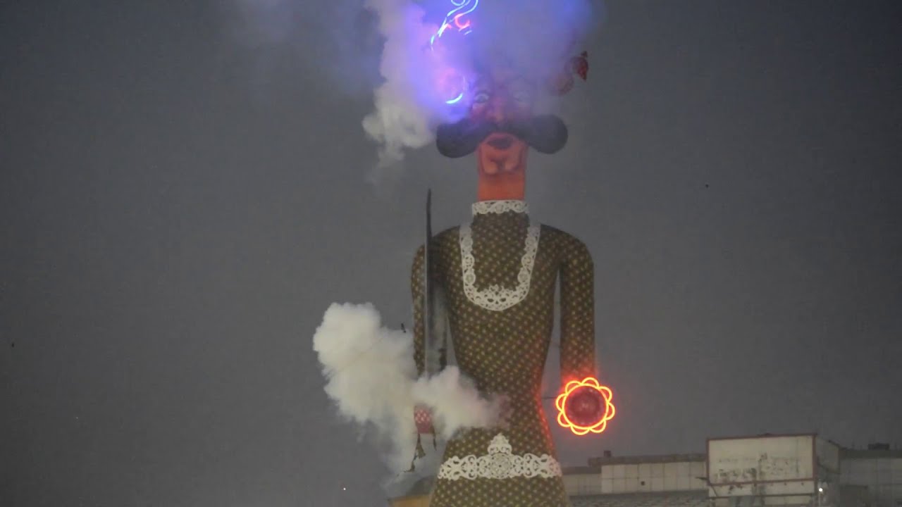 World's Tallest Rawan dahan in chandigarh | Rawan dahan | Dussehra celebration in india | mahi vlogs