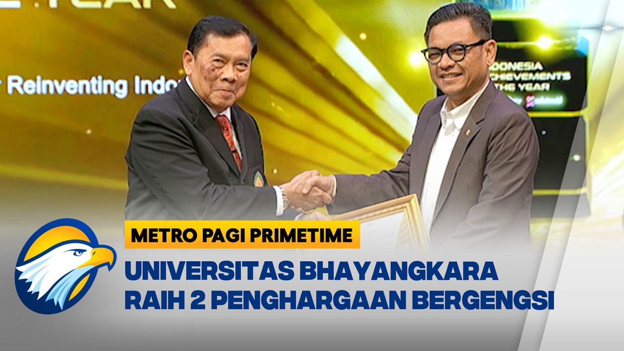 Universitas Bhayangkara Jakarta Raya Sabet 2 Penghargaan Prestisius - [Metro Pagi Primetime]