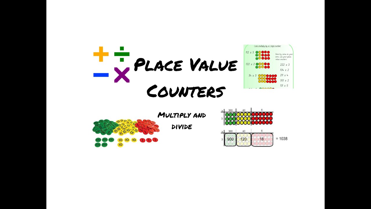 Place Value Counters - Multiply and divide
