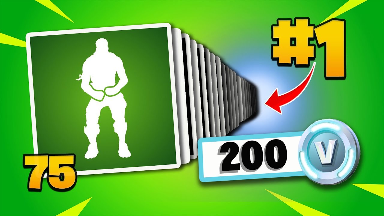 Top 75 BEST 200 V-Bucks Emotes To Buy in Fortnite