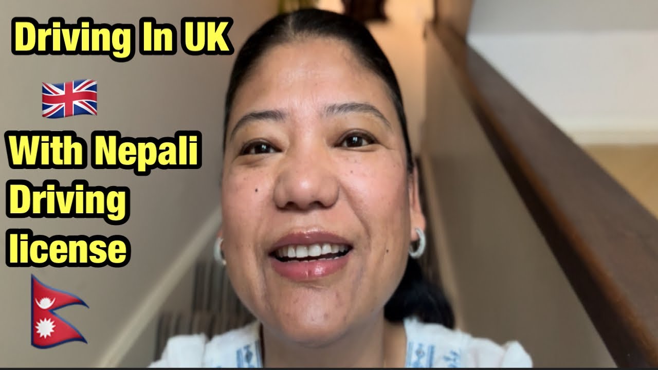 Nepali Driving License Le UK Ma Driving 😊Driving In UK 🚙