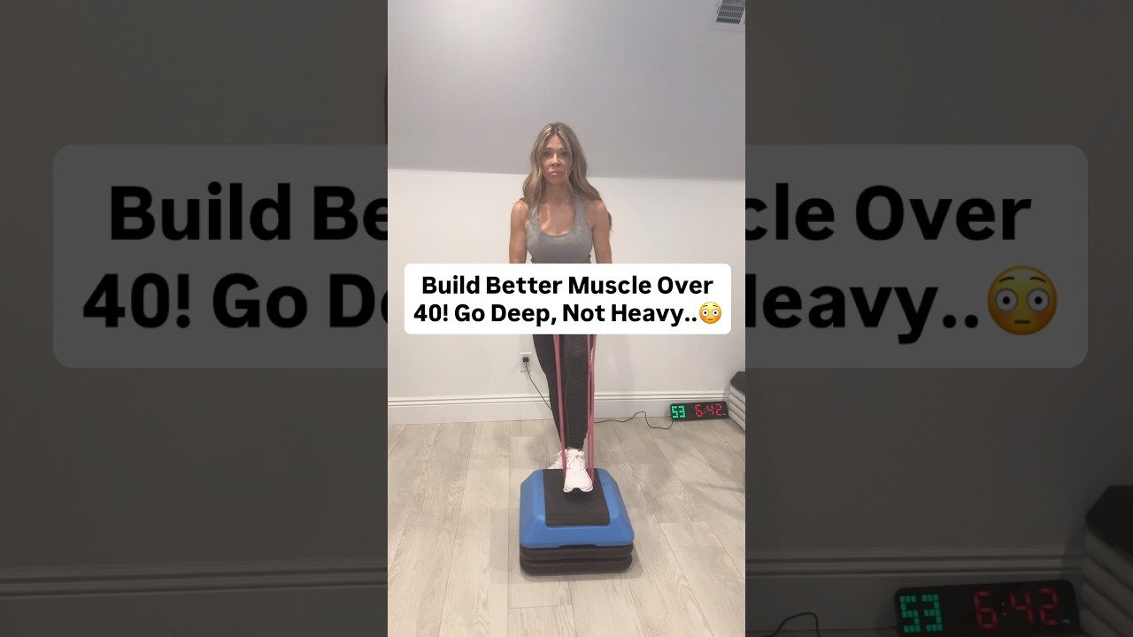 За 40? Наращивайте мышечную массу. Без гантелей. Без нагрузки на суставы😅 Попробуйте! 