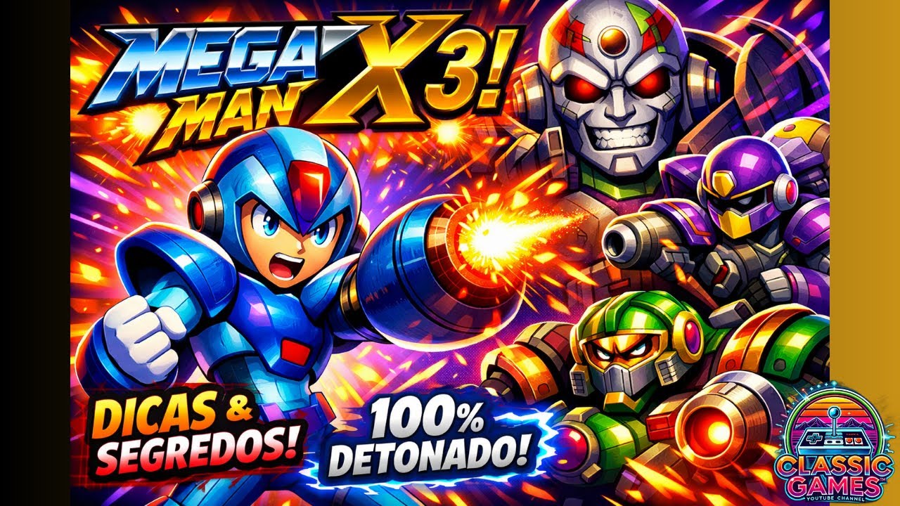 [ CLASSICGAMES APRESENTA ] MEGAMAN X3 - SNES