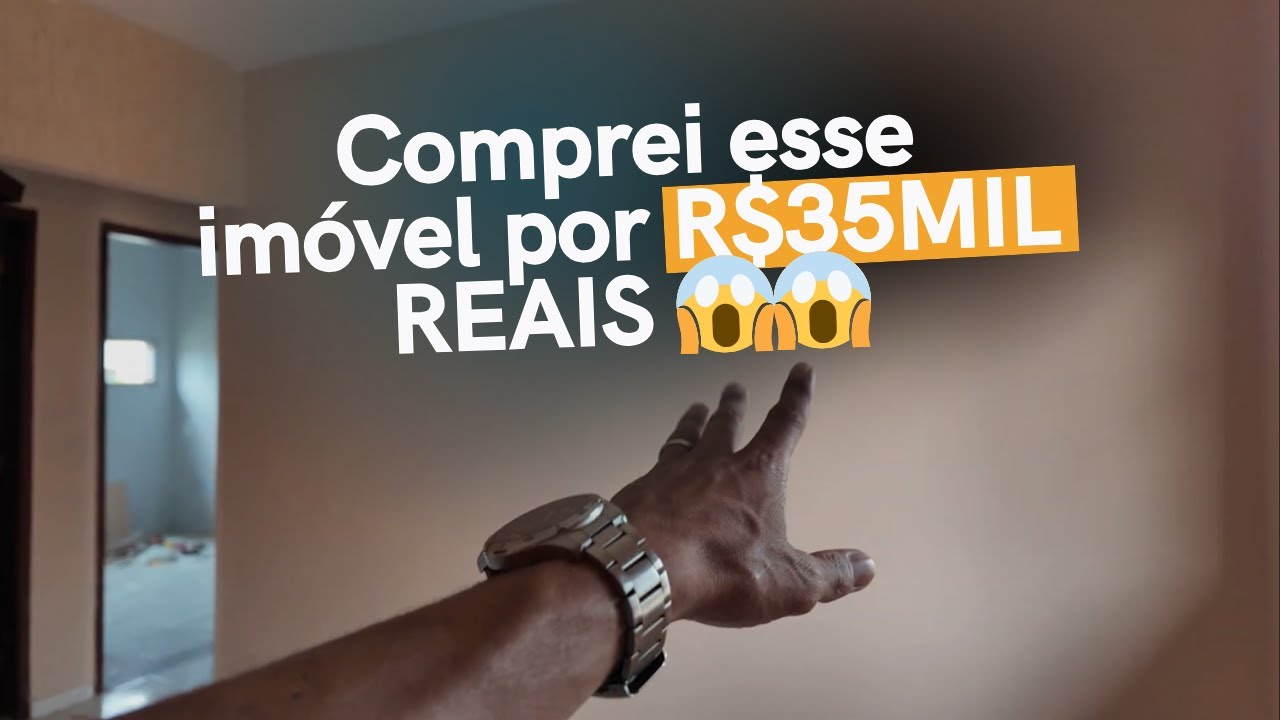 Esse imóvel foi arrematado por apenas R$35 MIL REAIS