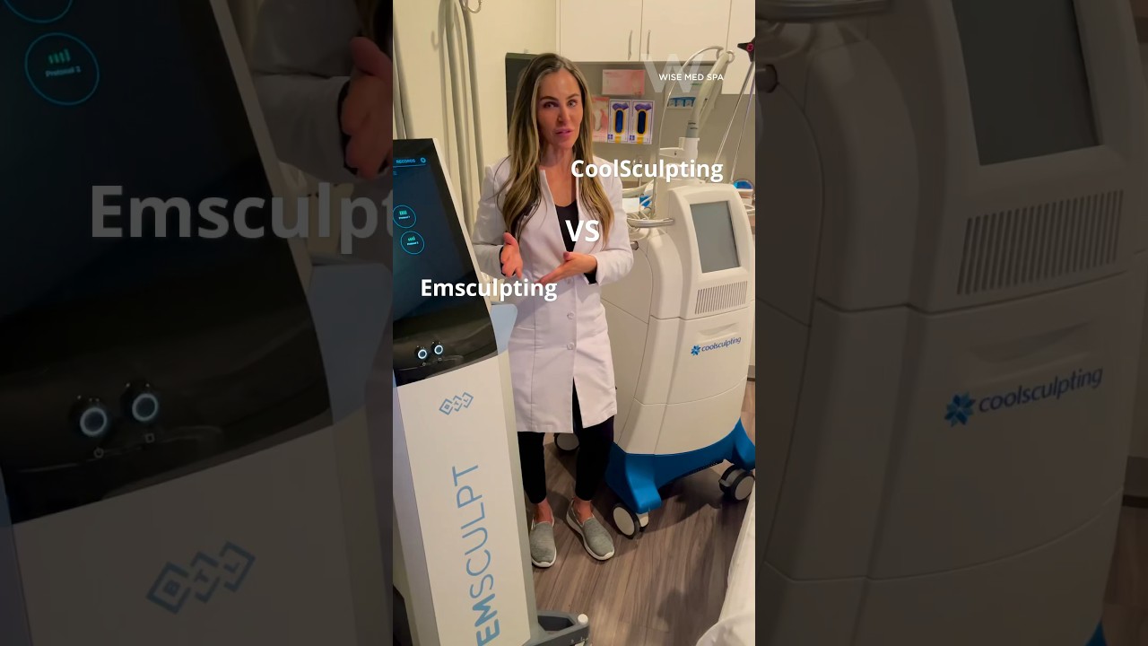 В чём разница между CoolSculpting и Emsculpt? Замораживание жира против тонизирования мышц.