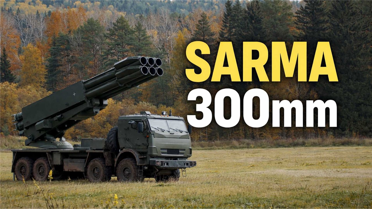 SARMA 300mm: Russia’s New Long Range Artillery System