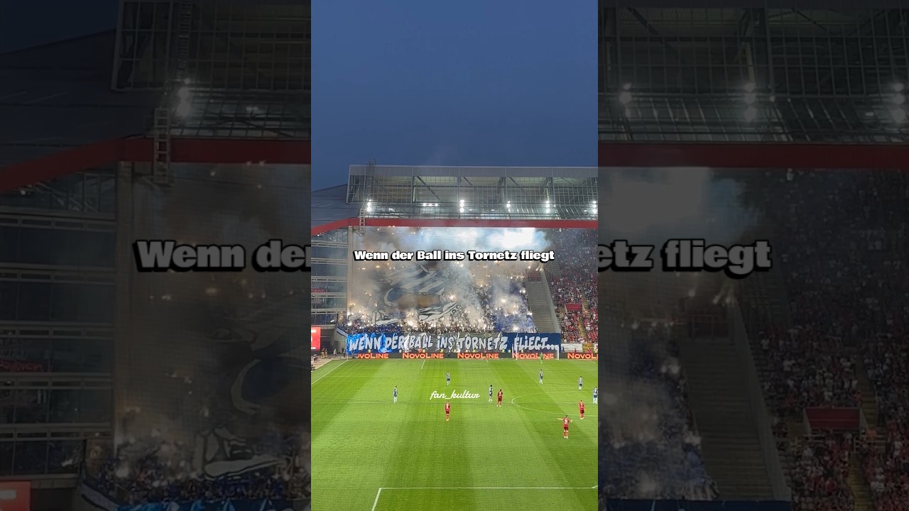 Hertha BSC! Wenn der Ball in Tornetz fliegt! Fangesang Edit mit Text! 🔵⚪💪
