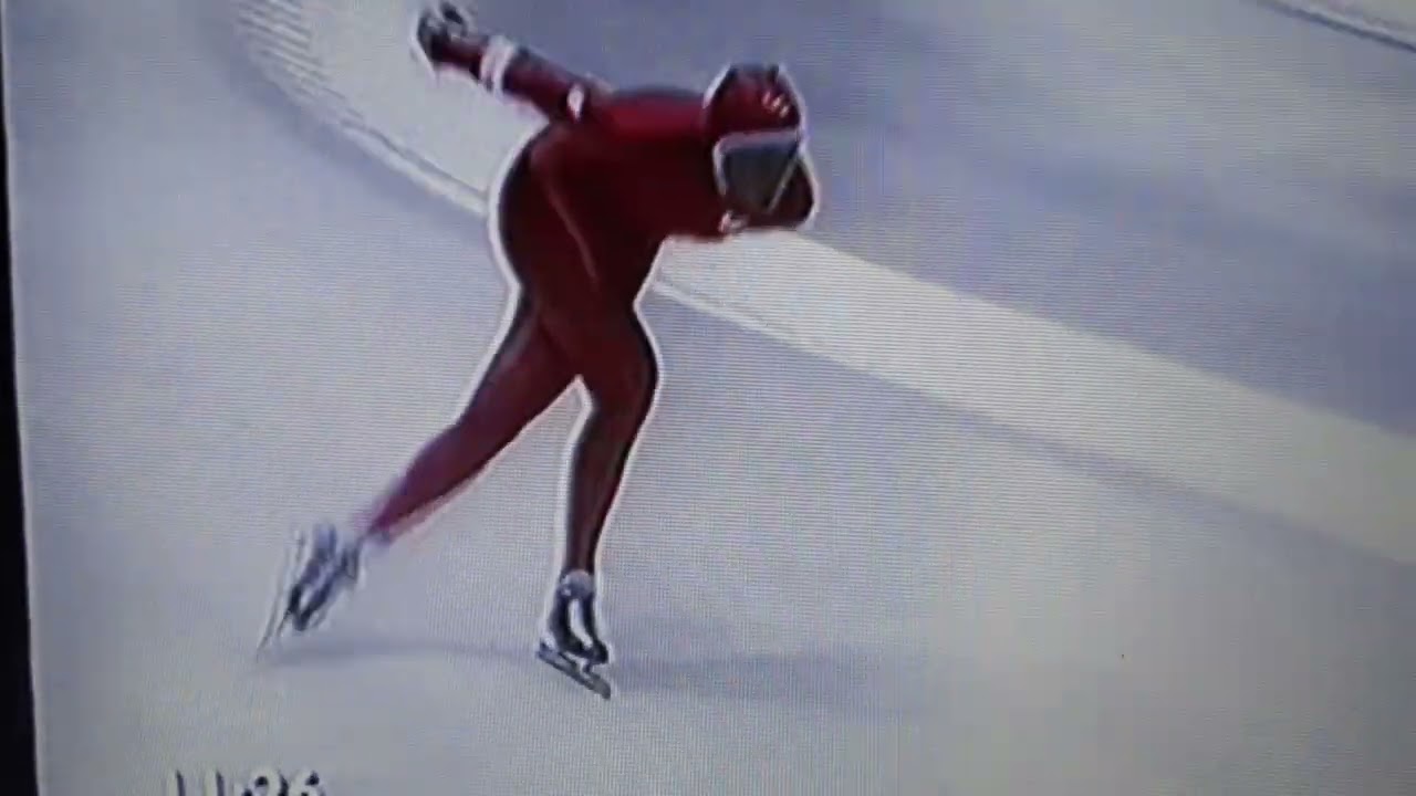 EK kampioenschap Thialf jaar 1992 10 km Falco Zandstra tegen Karlstad