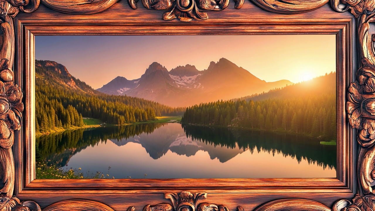 Designing with Nature: Calming Biophilic Frames for Relaxation #vintagearttv #frametvart4k