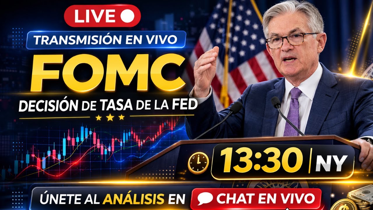 🔴FOMC En Español EN VIVO FED | LIVE Decisión Política Monetaria EEUU | 18.03.26