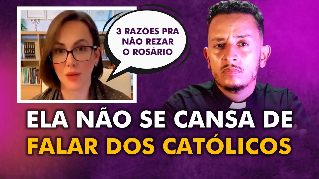 ELA ATACA OUTRA VEZ! REZAR O ROSÁRIO É PECADO? // RESPOSTA A PATRÍCIA ALVES